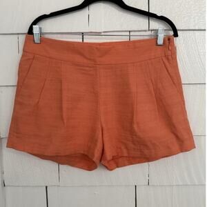 J.Crew Factory Womens 8 Linen Blend Shorts Beach Vacation Old Money Quiet Luxury